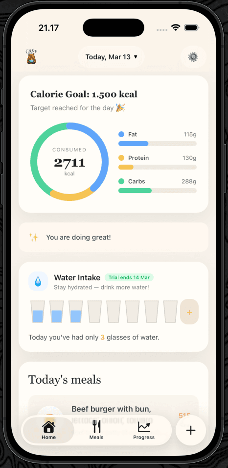 Capy daily dashboard